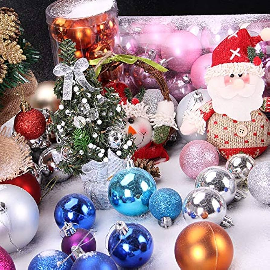 Amazon.co.jp: クリスマスボール オーナメント ボール 豪華 3